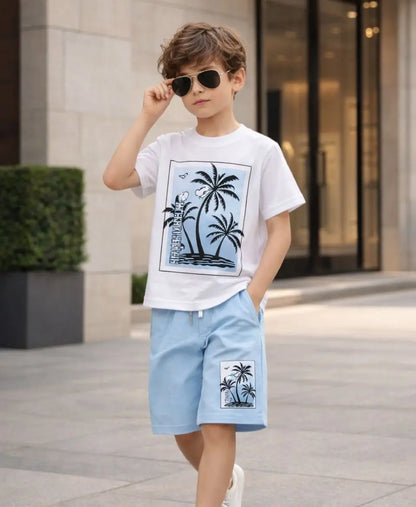 Palm Paradise Summer Suit Set