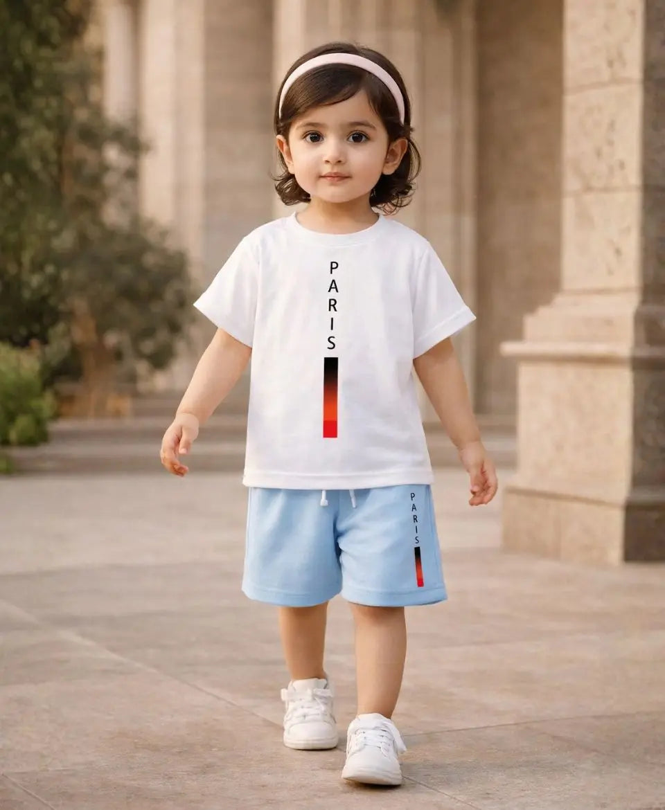 Paris Gradient Summer Suit Set