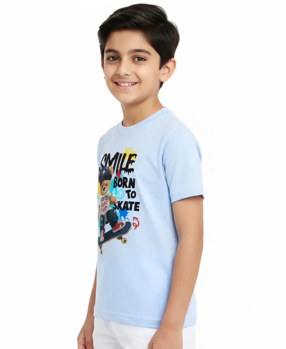 Smile Born to Skate T-Shirt