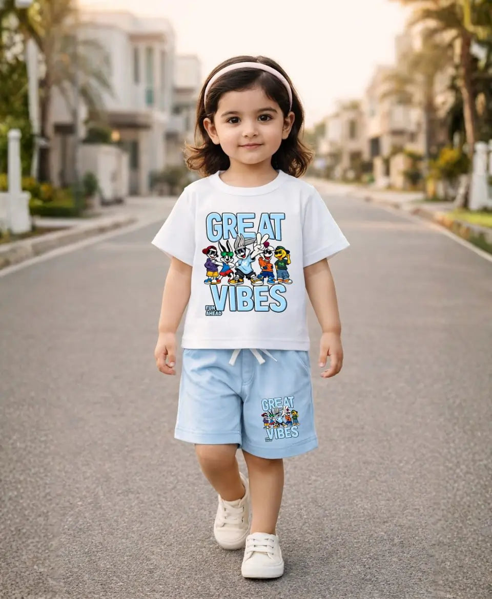 Great Vibes Graphic Suit Set