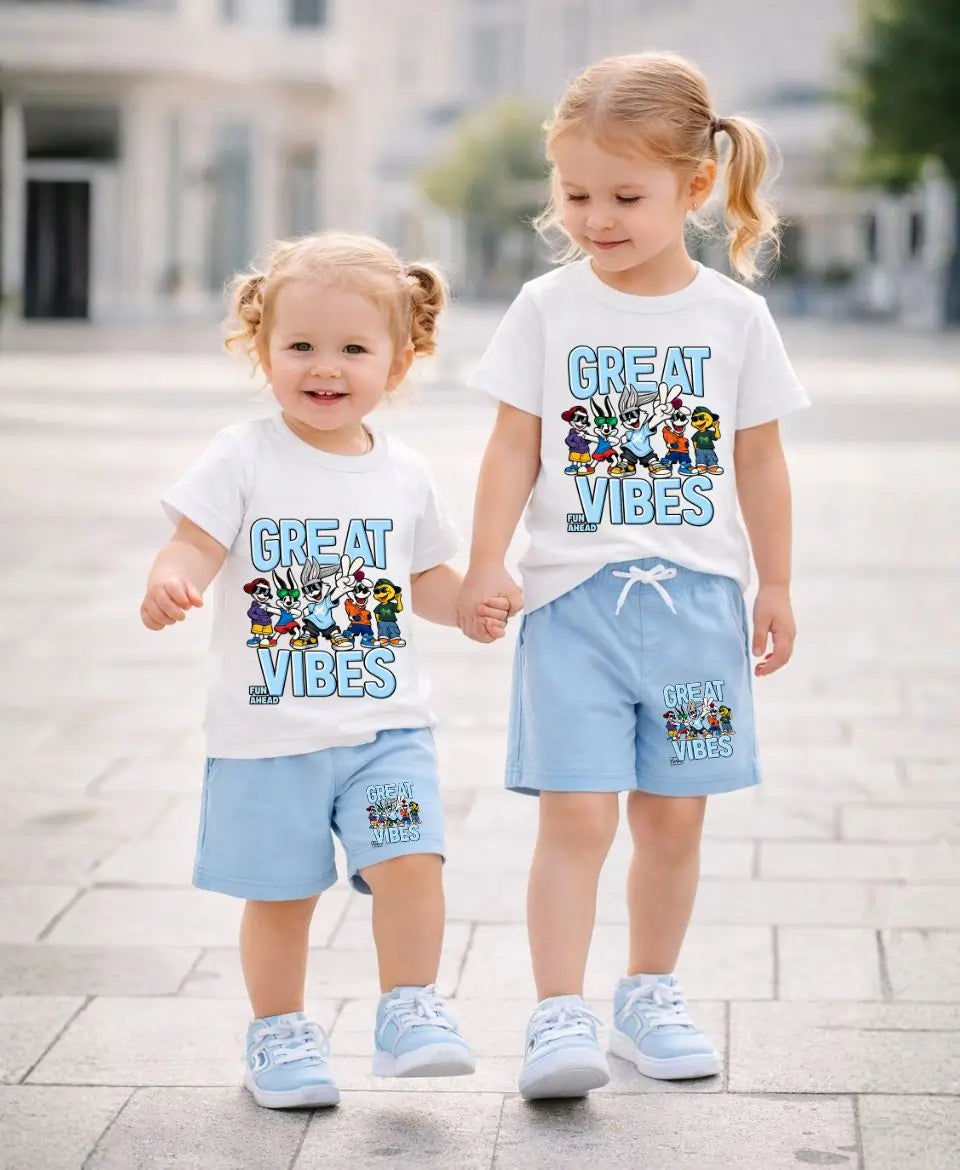 Great Vibes Graphic Suit Set