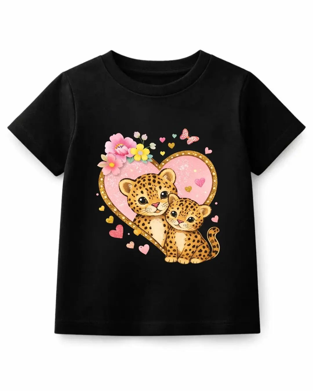Leopard Love Girls T-Shirt