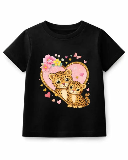 Leopard Love Girls T-Shirt