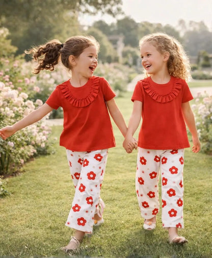 Floral Bloom Summer Suit Set