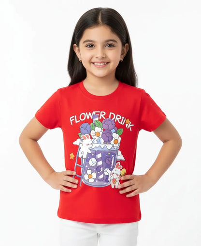Flower Drink T-Shirt