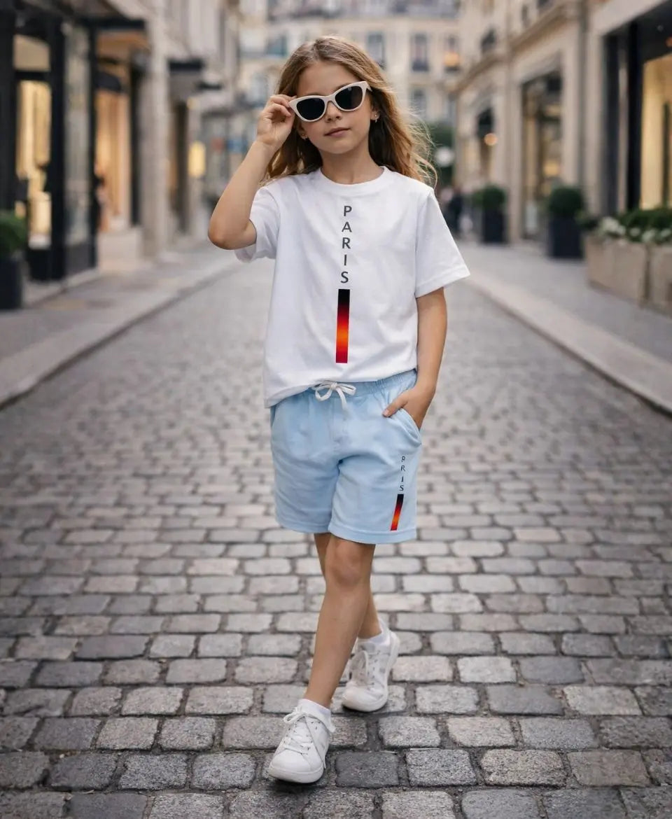 Paris Gradient Summer Suit Set