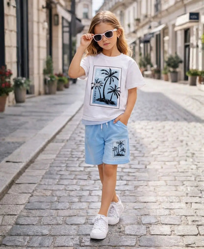 Palm Paradise Summer Suit Set