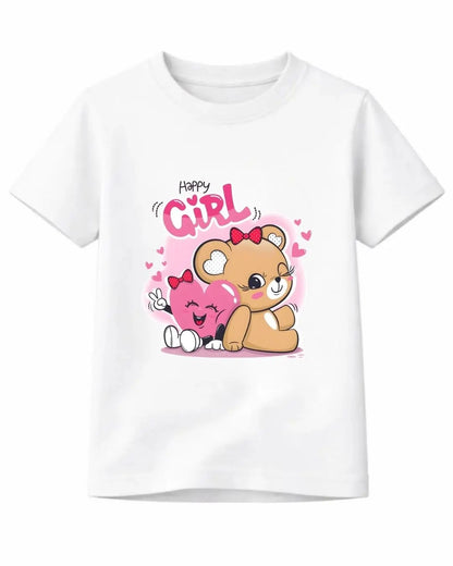 Happy Girl Teddy T-Shirt