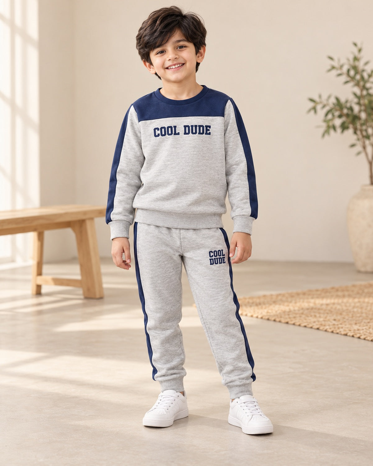 AI-styled catalogue cool dude model standing