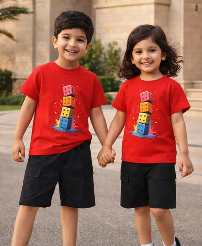 Color Stack Dice Kids Suit Set