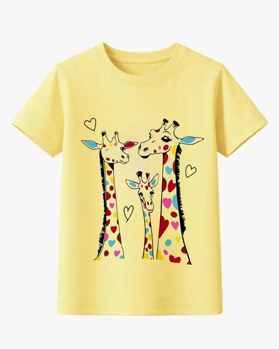 Love Giraffe Family T-Shirt