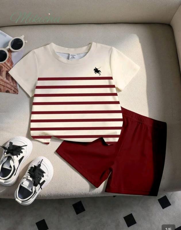 Signature Navy Polo & Khaki Chino Set