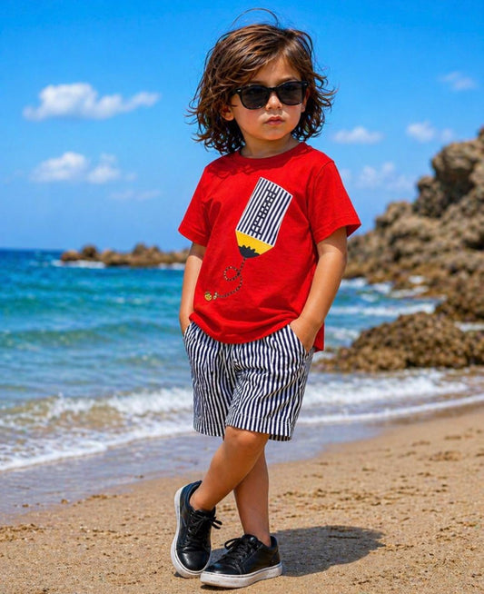Pencil kit shirt suit