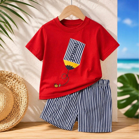 Pencil kit shirt suit
